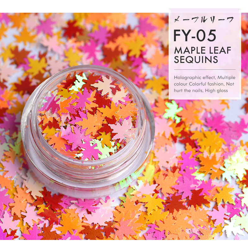 leaf sequins
